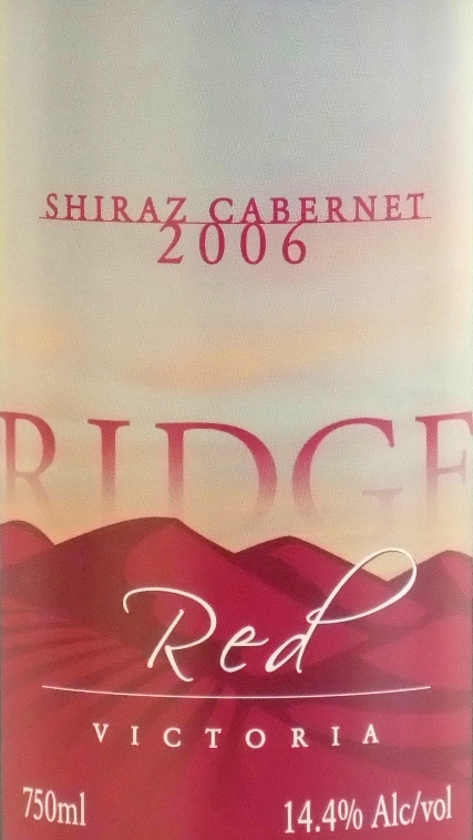 Pyrenees Ridge Ridge Red 2006