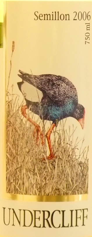 Undercliff Winery Semillon 2006 750ml